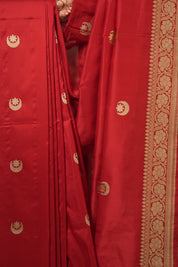 Red Banarasi Silk Saree - SRRBSS922