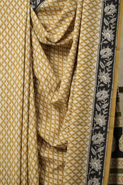 Musturd HBP Cotton Saree - SRMCS3209