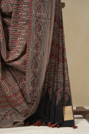 Kashish HBP Cotton Ajrakh Saree - SRKCAS06