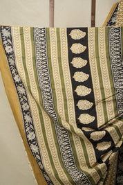Musturd HBP Cotton Saree - SRMCS3209