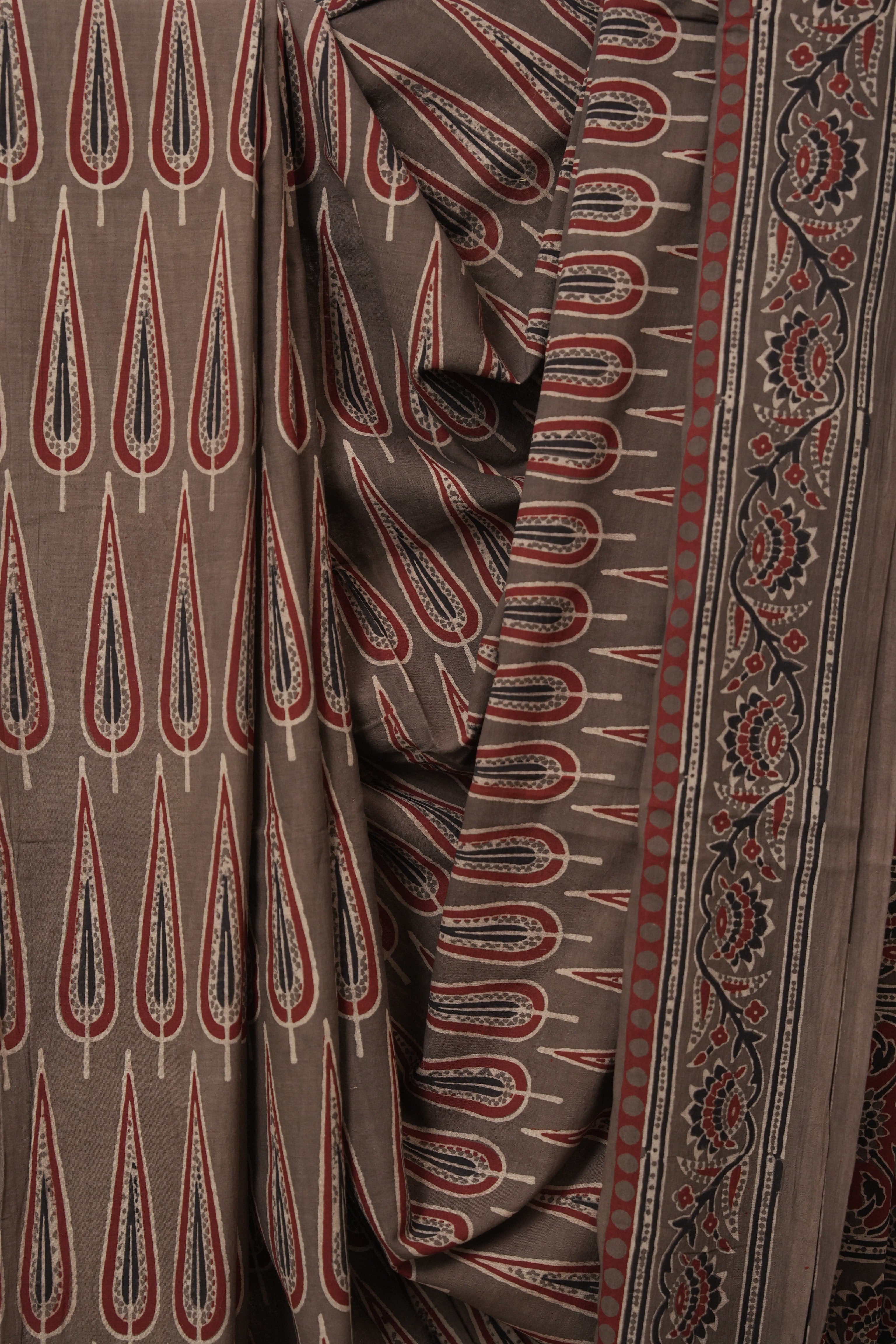 Kashish HBP Cotton Ajrakh Saree - SRKCAS06