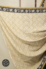 Musturd HBP Cotton Saree - SRMCS3209