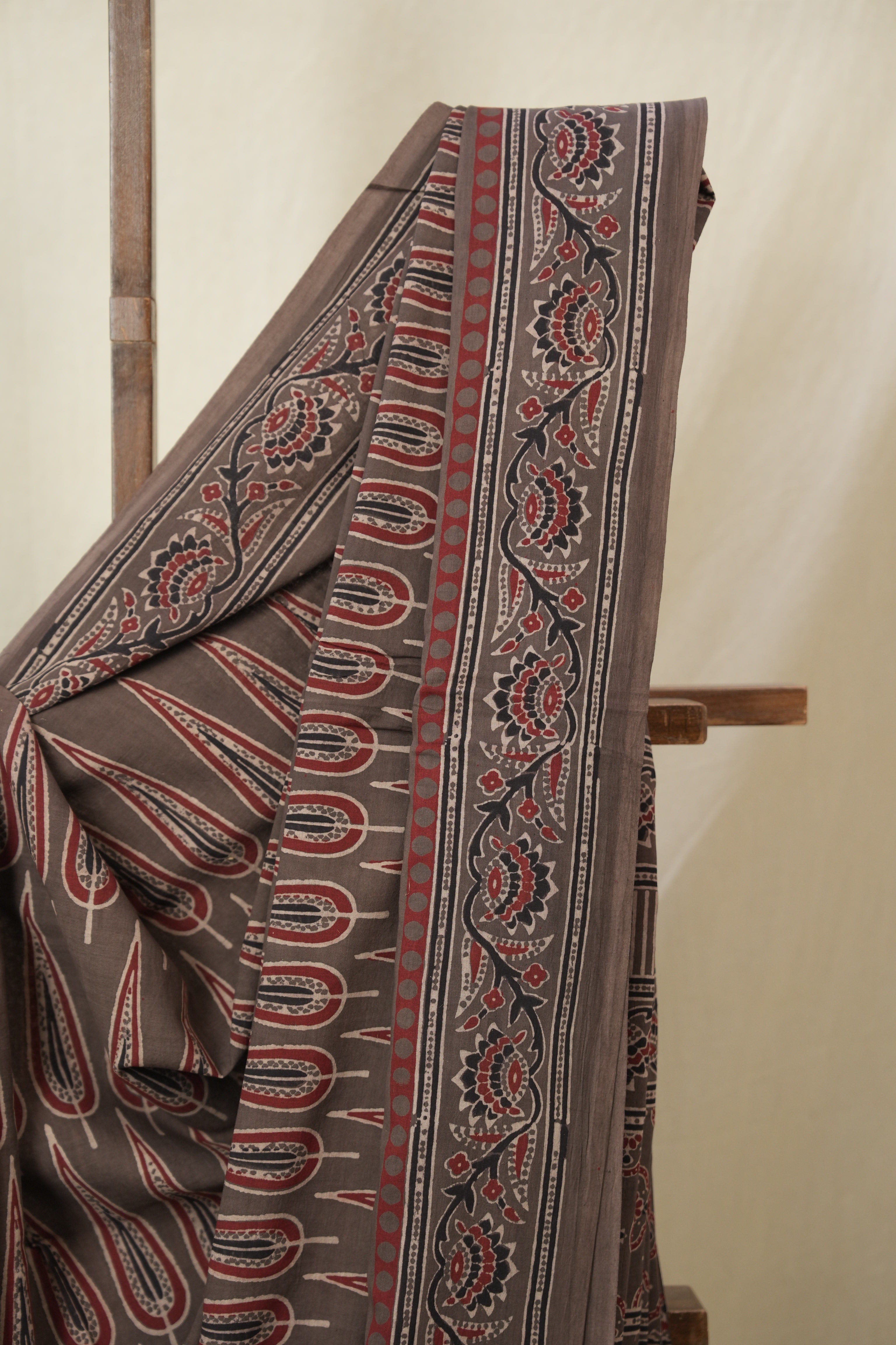 Kashish HBP Cotton Ajrakh Saree - SRKCAS06
