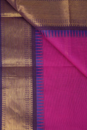 Pink Kanchi Cotton Saree - SRPKCS1073