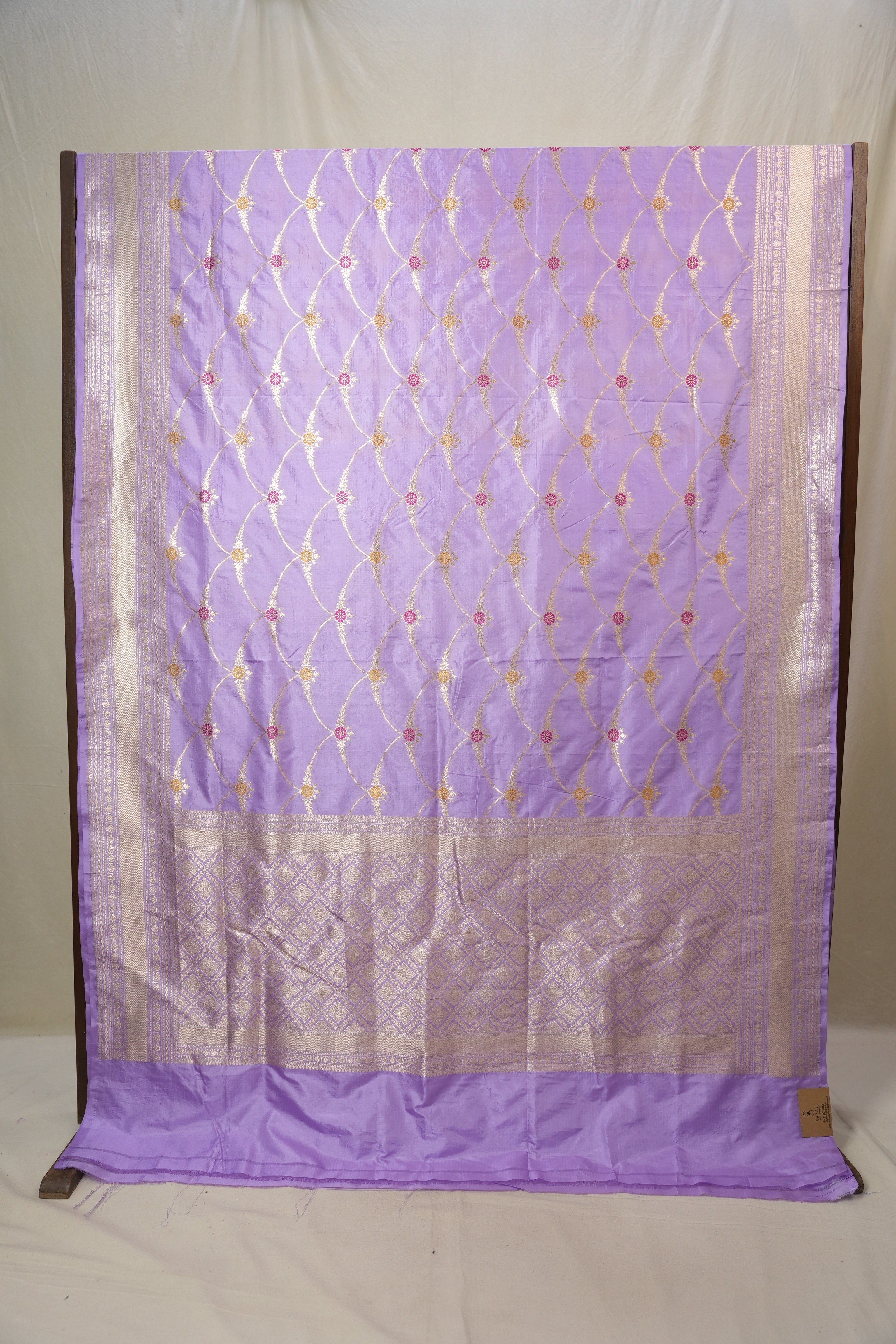 Lavender Banarasi Silk Saree - SRLBSS917