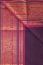 Purple Kanchi Cotton Saree - SRPKCS1072
