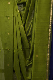 Green Maheshwari Saree - SRGMS1148