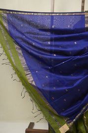 Green Maheshwari Saree - SRGMS1148