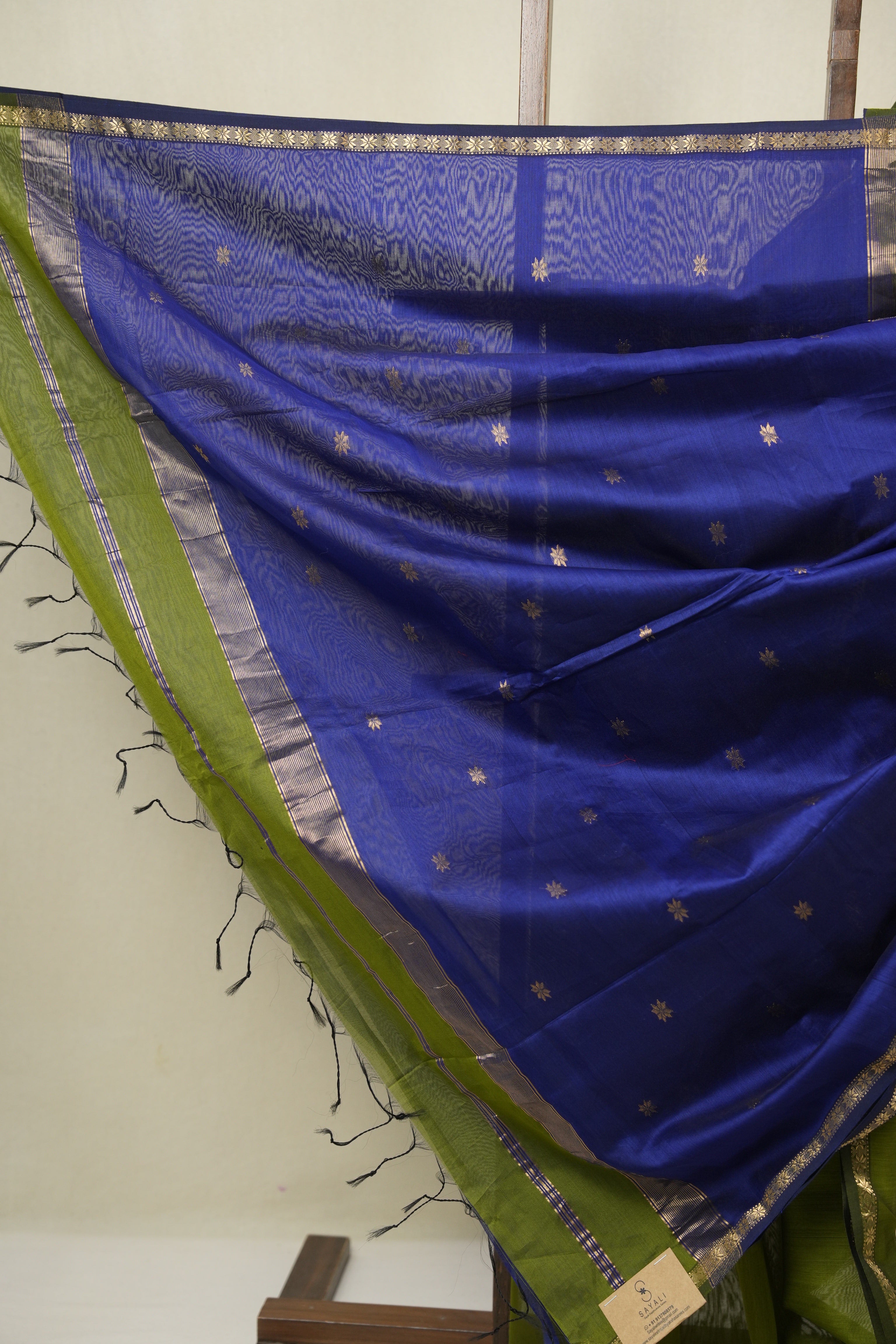 Green Maheshwari Saree - SRGMS1148