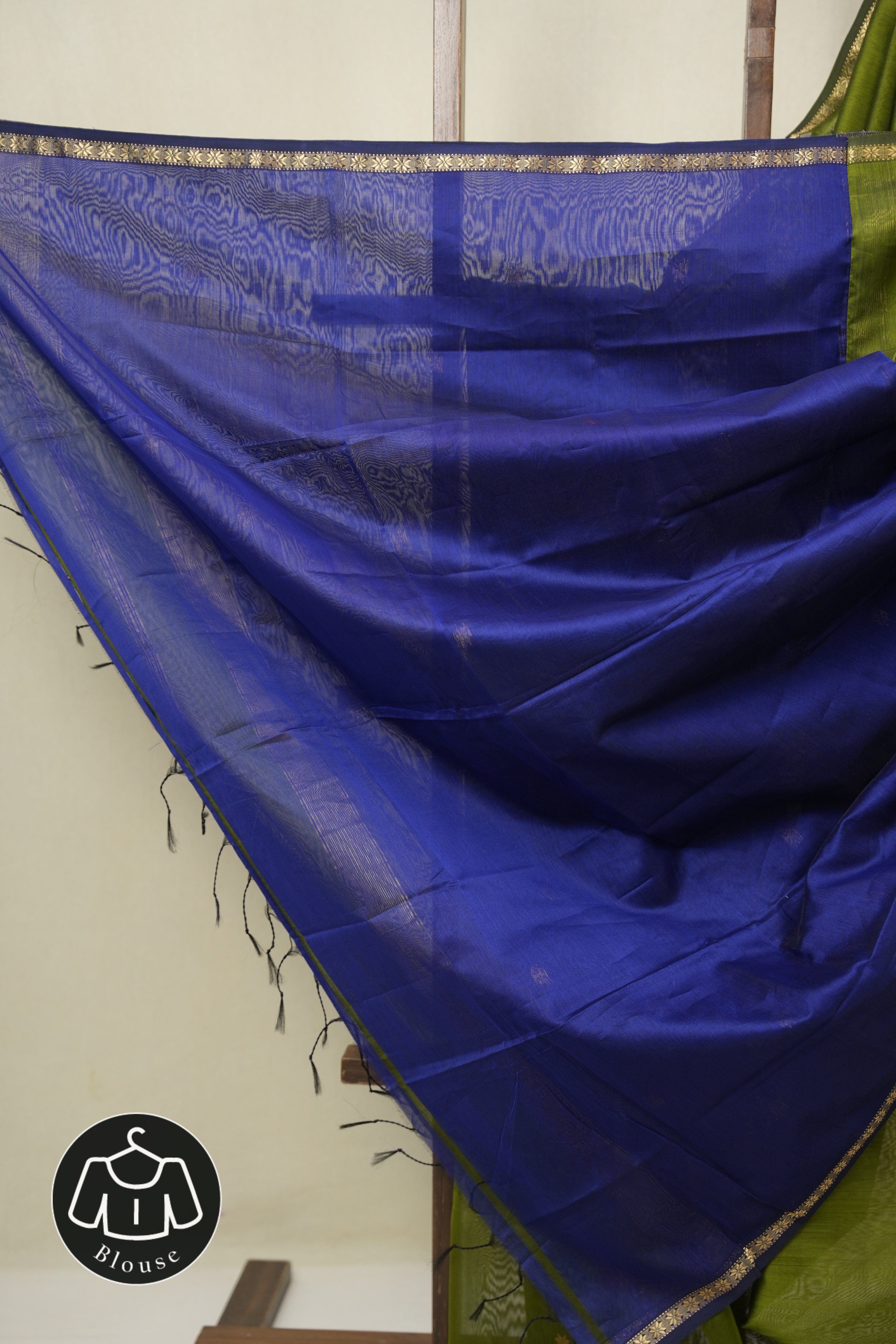 Green Maheshwari Saree - SRGMS1148