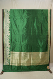 Green Banarasi Silk Saree - SRGBSS919