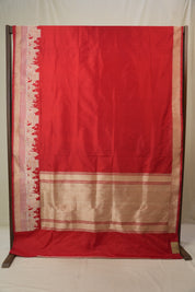 Red Banarasi Silk Saree - SRRBSS920