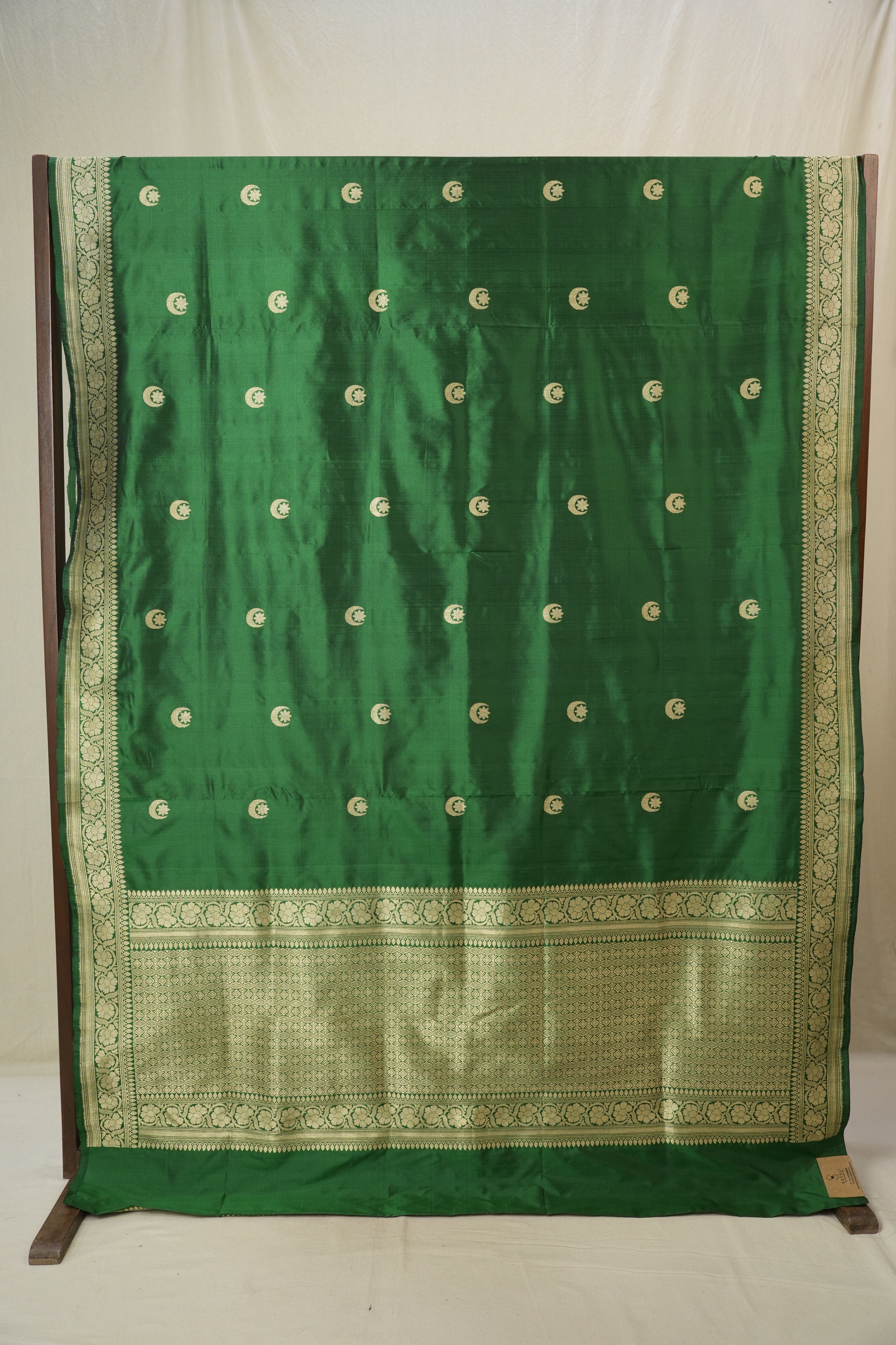 Green Banarasi Silk Saree - SRGBSS921