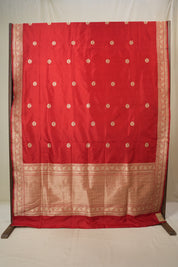 Red Banarasi Silk Saree - SRRBSS922