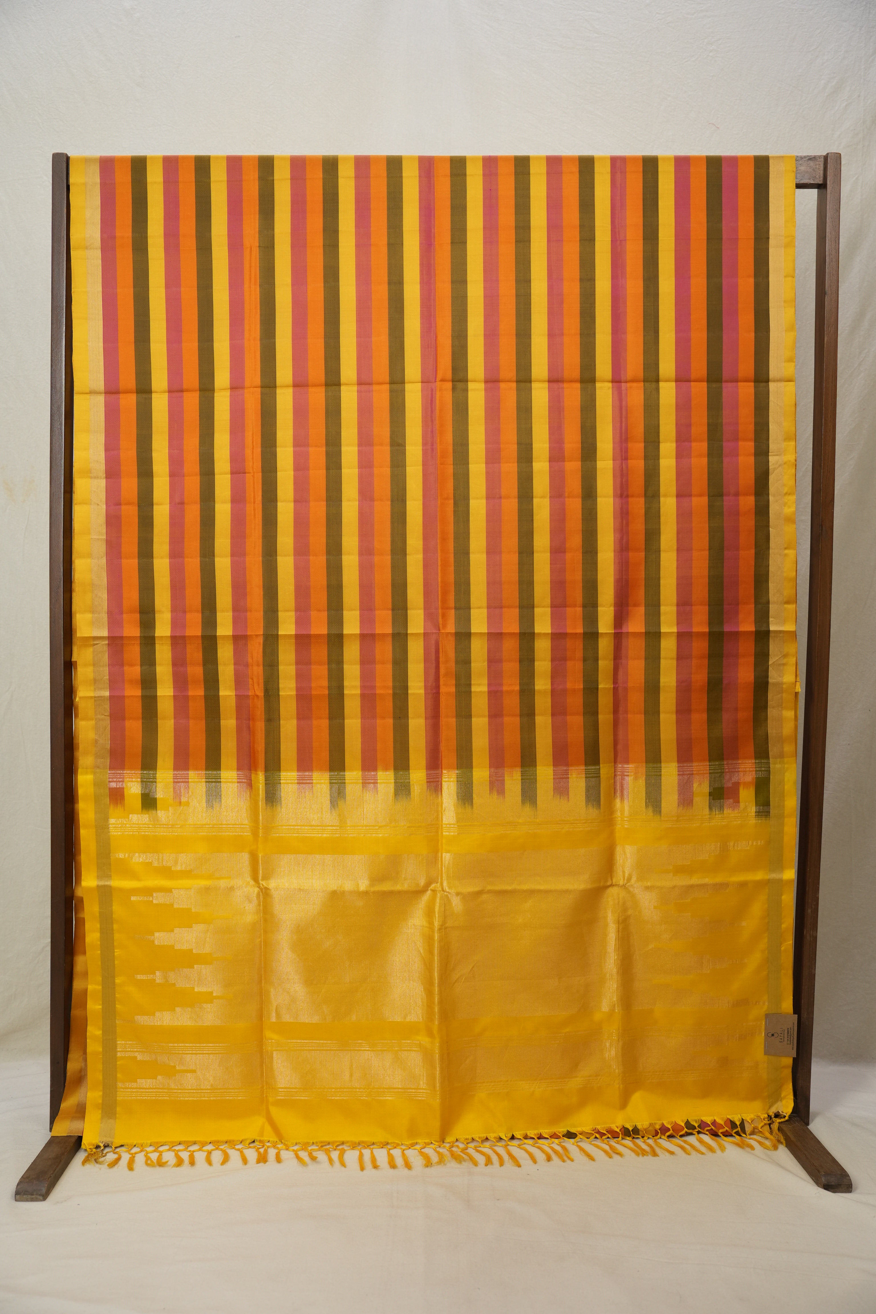 Multicolor Soft Silk Saree - SRMSSS299
