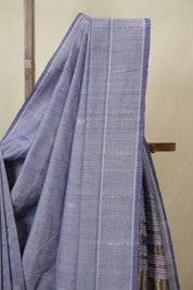Lavender Cotton Paithani Saree - SRLCPS744