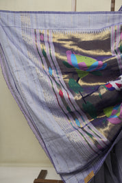 Lavender Cotton Paithani Saree - SRLCPS744
