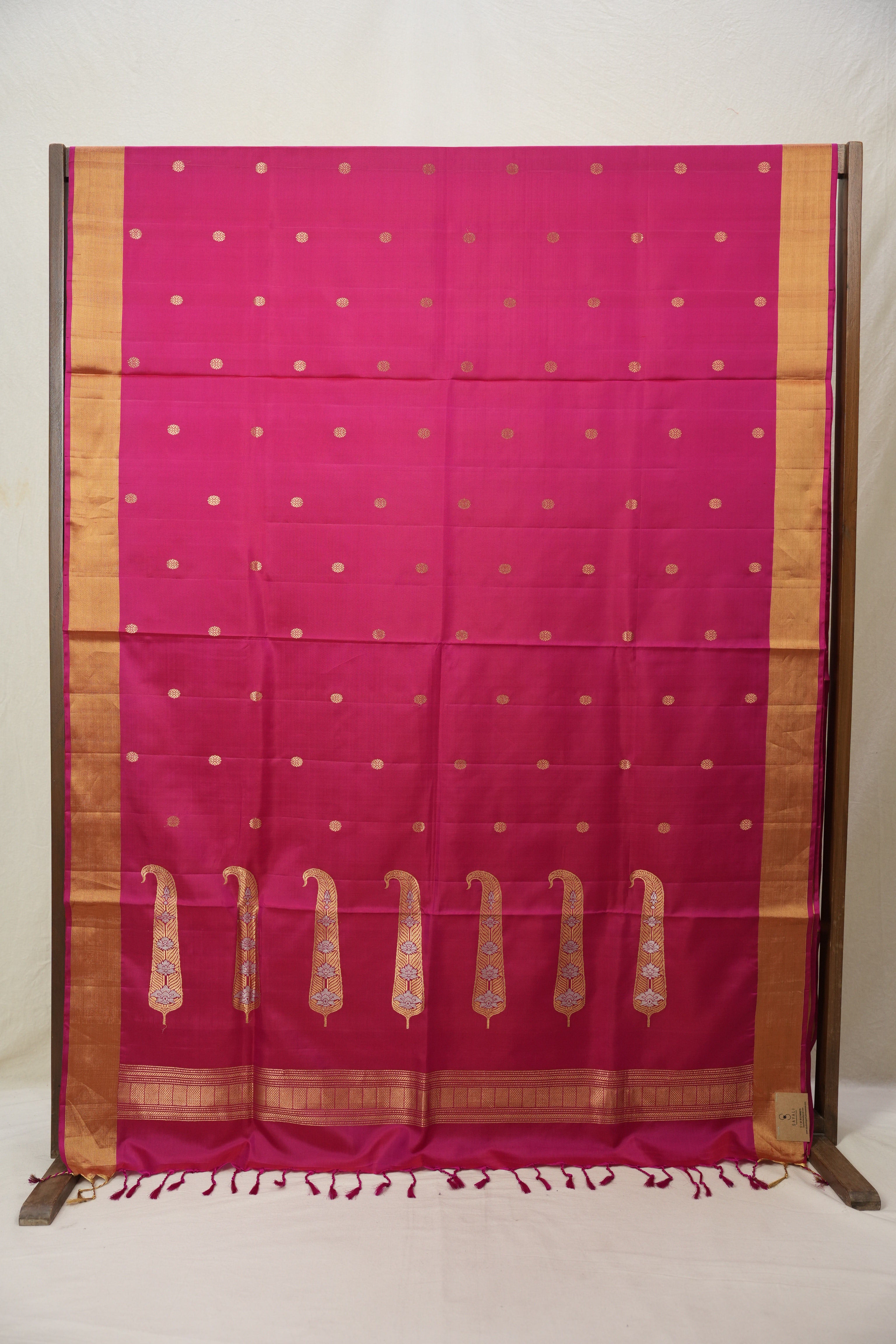Rani Pink Soft Silk Saree - SRRPSSS400