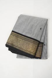 Grey Kanchi Cotton Saree - SRGKCS1061