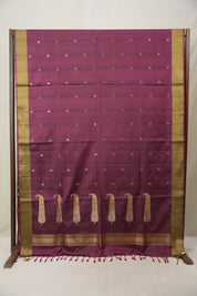 Magenta Soft Silk Saree - SRMSSS410