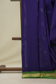Violet Cotton Paithani Saree - SRVCPS742