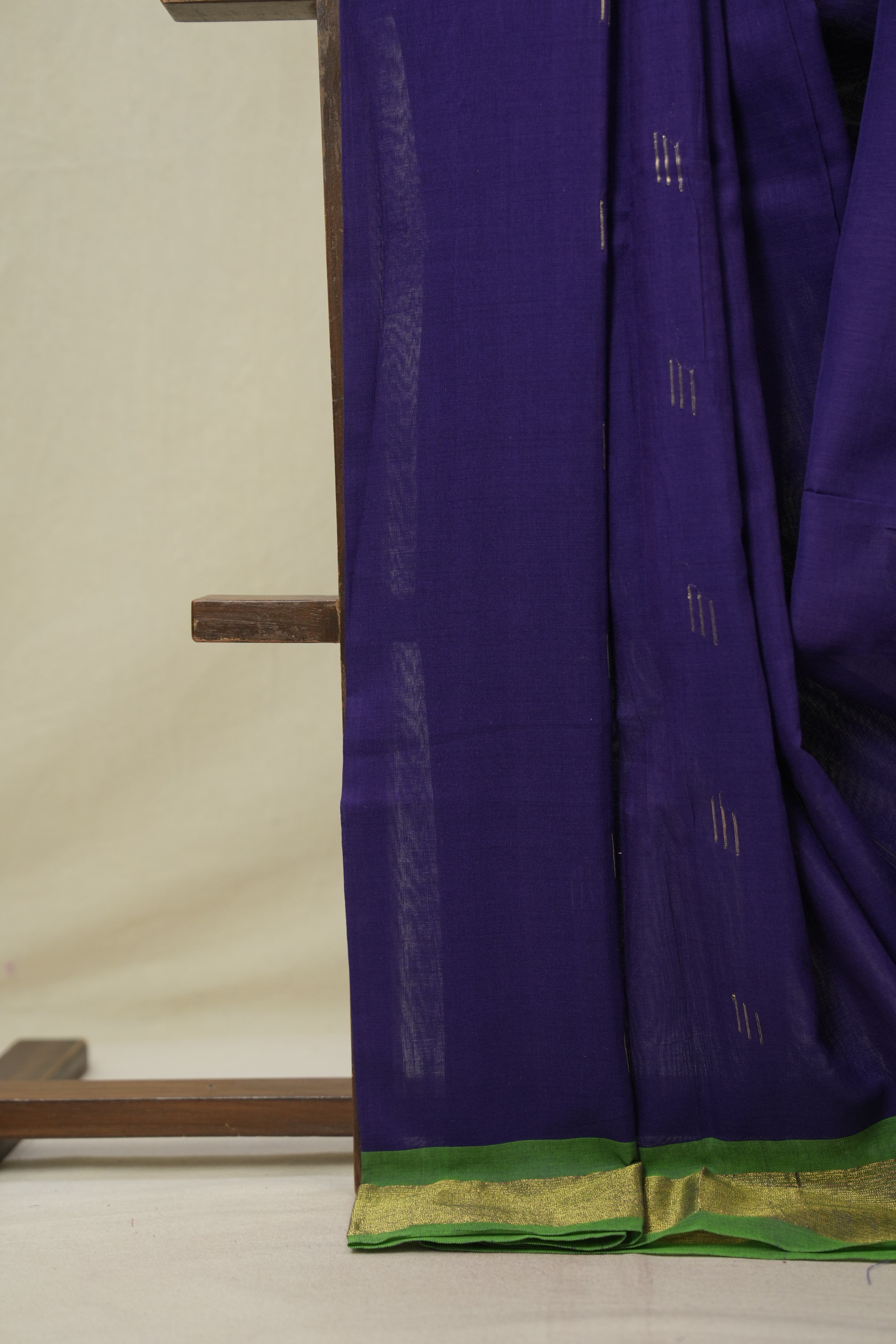 Violet Cotton Paithani Saree - SRVCPS742