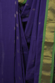 Violet Cotton Paithani Saree - SRVCPS742