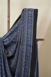 Blue Modal Silk Saree - SRBMSS636