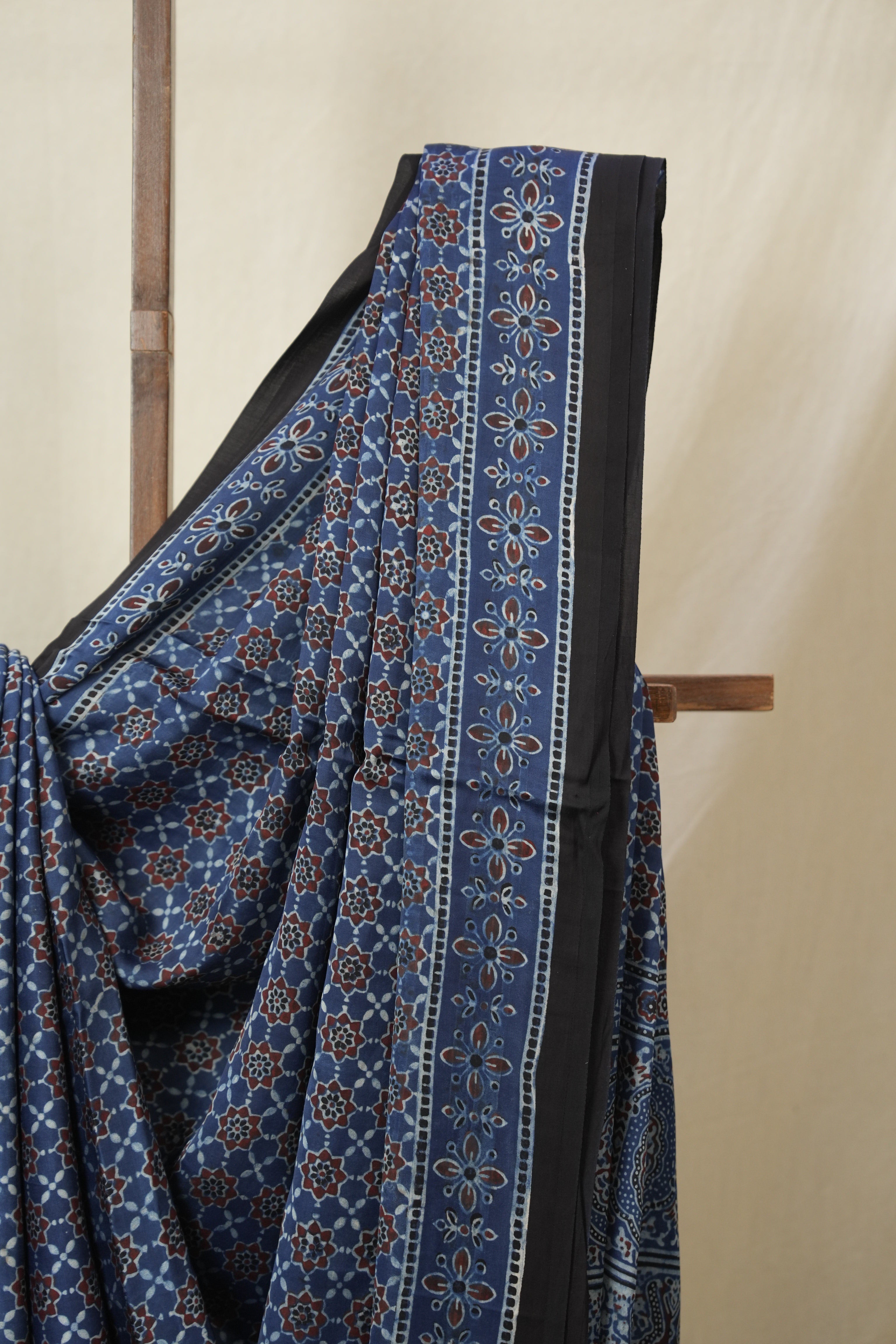 Blue Modal Silk Saree - SRBMSS636