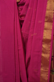 Pink Cotton Paithani Saree - SRPCPS743