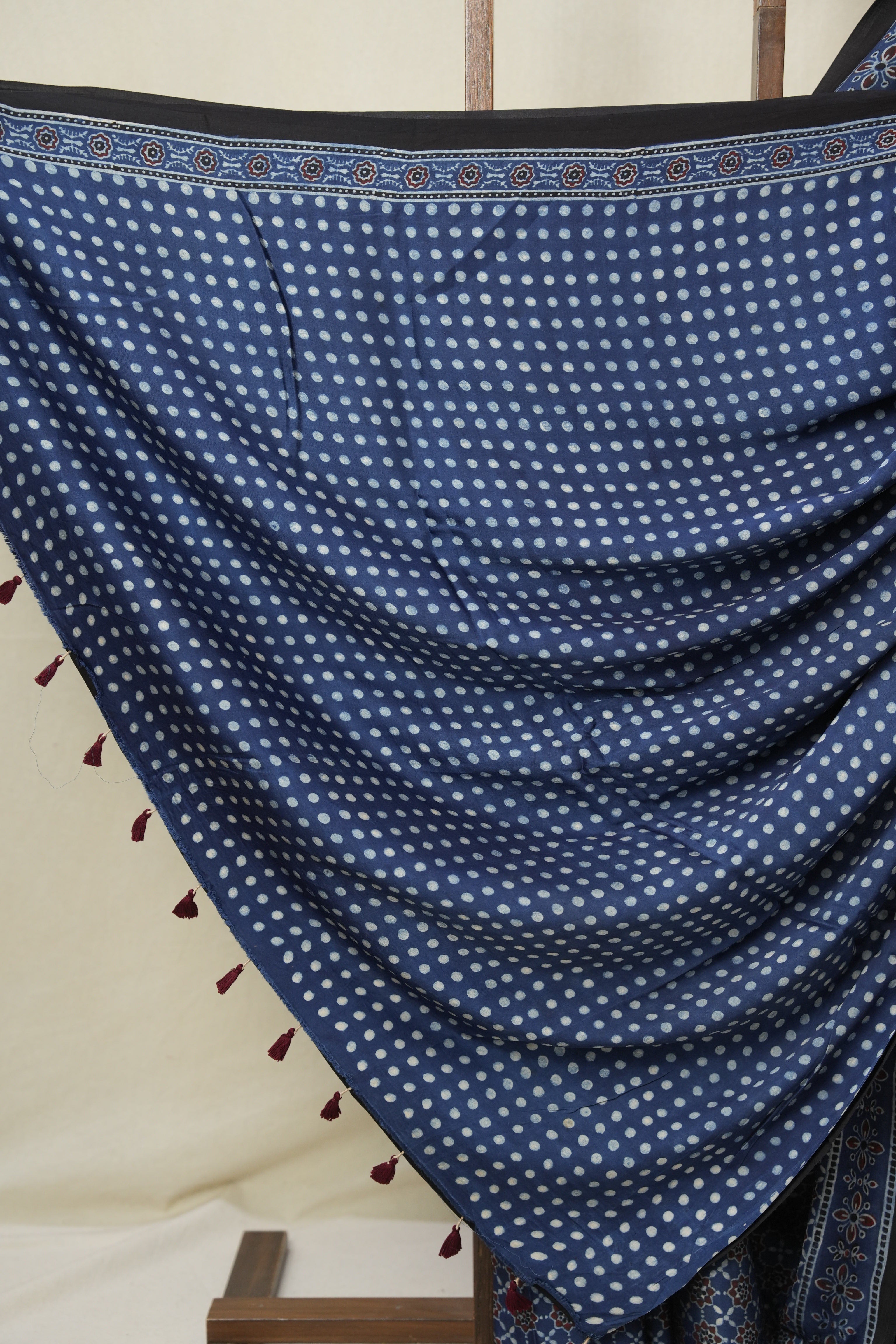 Blue Modal Silk Saree - SRBMSS636