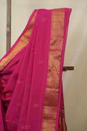 Pink Cotton Paithani Saree - SRPCPS743