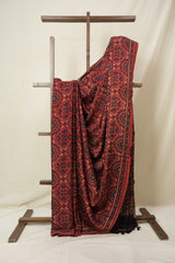 Maroon Modal Silk Saree - SRMMSS639