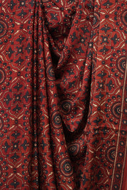 Maroon Modal Silk Saree - SRMMSS639