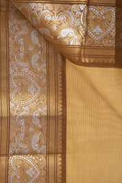 Light Brown Kanchi Cotton Saree - SRLBKCS1058