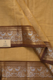 Light Brown Kanchi Cotton Saree - SRLBKCS1058