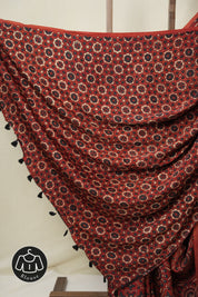 Maroon Modal Silk Saree - SRMMSS639