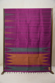 Magenta Soft Silk Saree - SRMSSS422