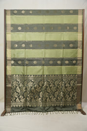 Multicolor Soft Silk Saree - SRMSSS414