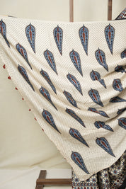 Cream Modal Silk Saree - SRCMSS637