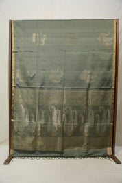 Sage Green Soft Silk Saree - SRSGSSS379