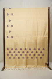 Beige Soft Silk Saree - SRBSSS385