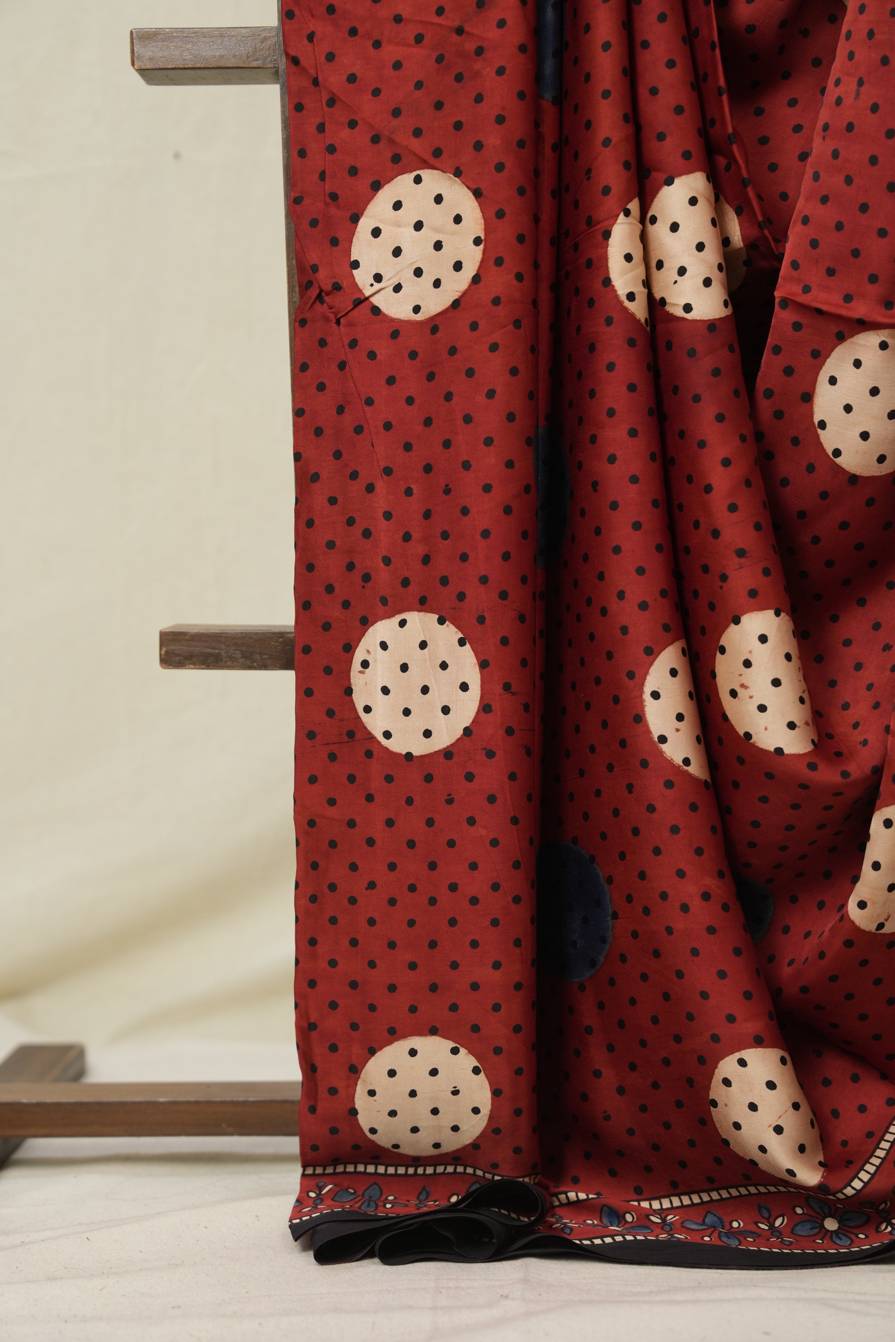 Maroon Modal Silk Saree - SRMMSS640
