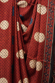 Maroon Modal Silk Saree - SRMMSS640