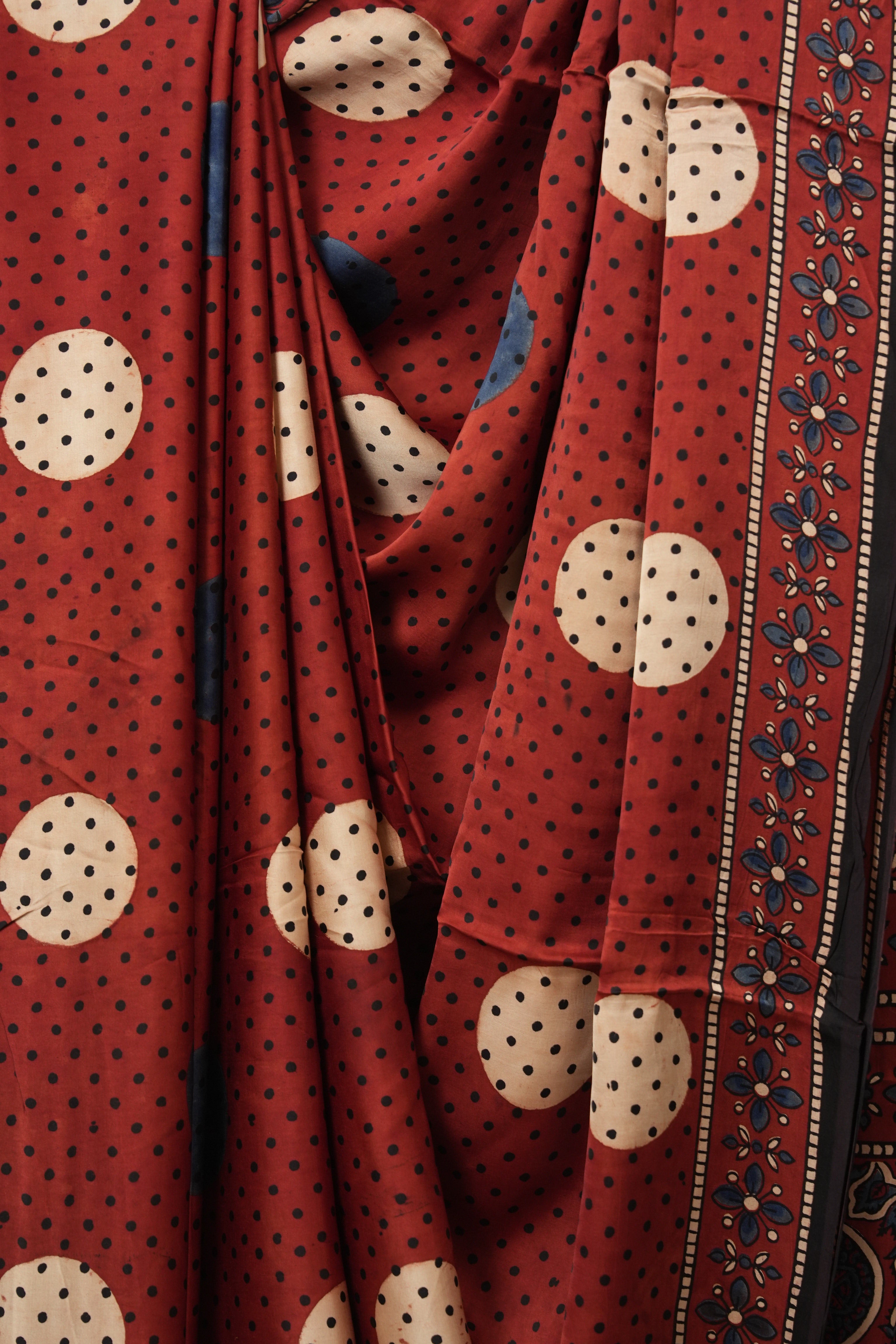 Maroon Modal Silk Saree - SRMMSS640