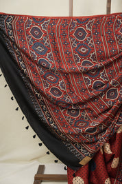 Maroon Modal Silk Saree - SRMMSS640