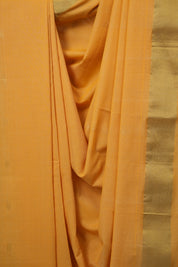 Mango Yellow Cotton Paithani Saree - SRMYCPS740