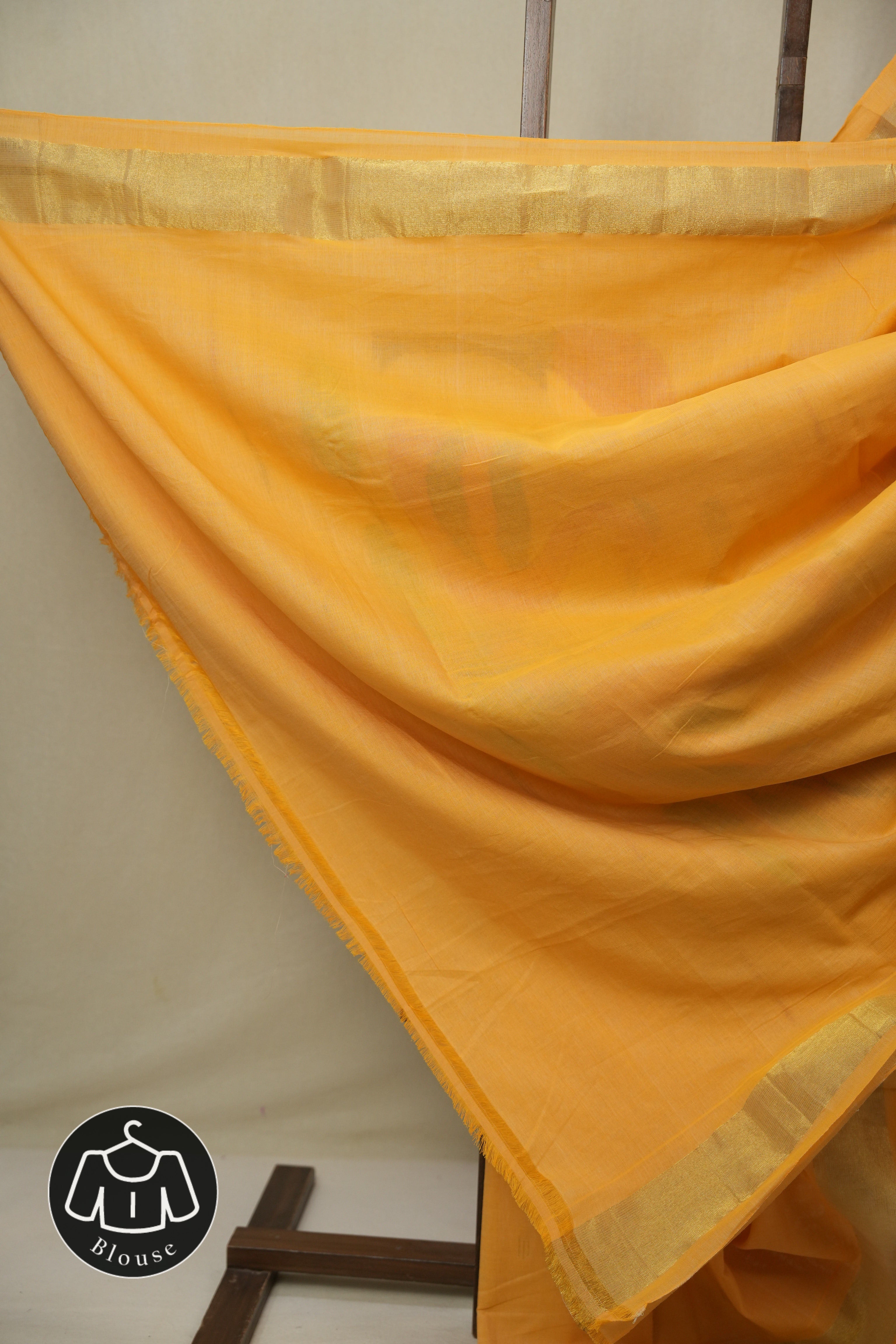 Mango Yellow Cotton Paithani Saree - SRMYCPS740