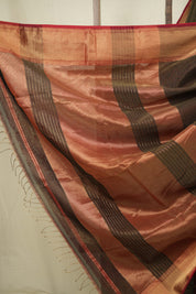 Green Maheshwari Tissue Saree - SRGMTS768