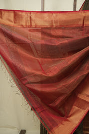 Green Maheshwari Tissue Saree - SRGMTS768